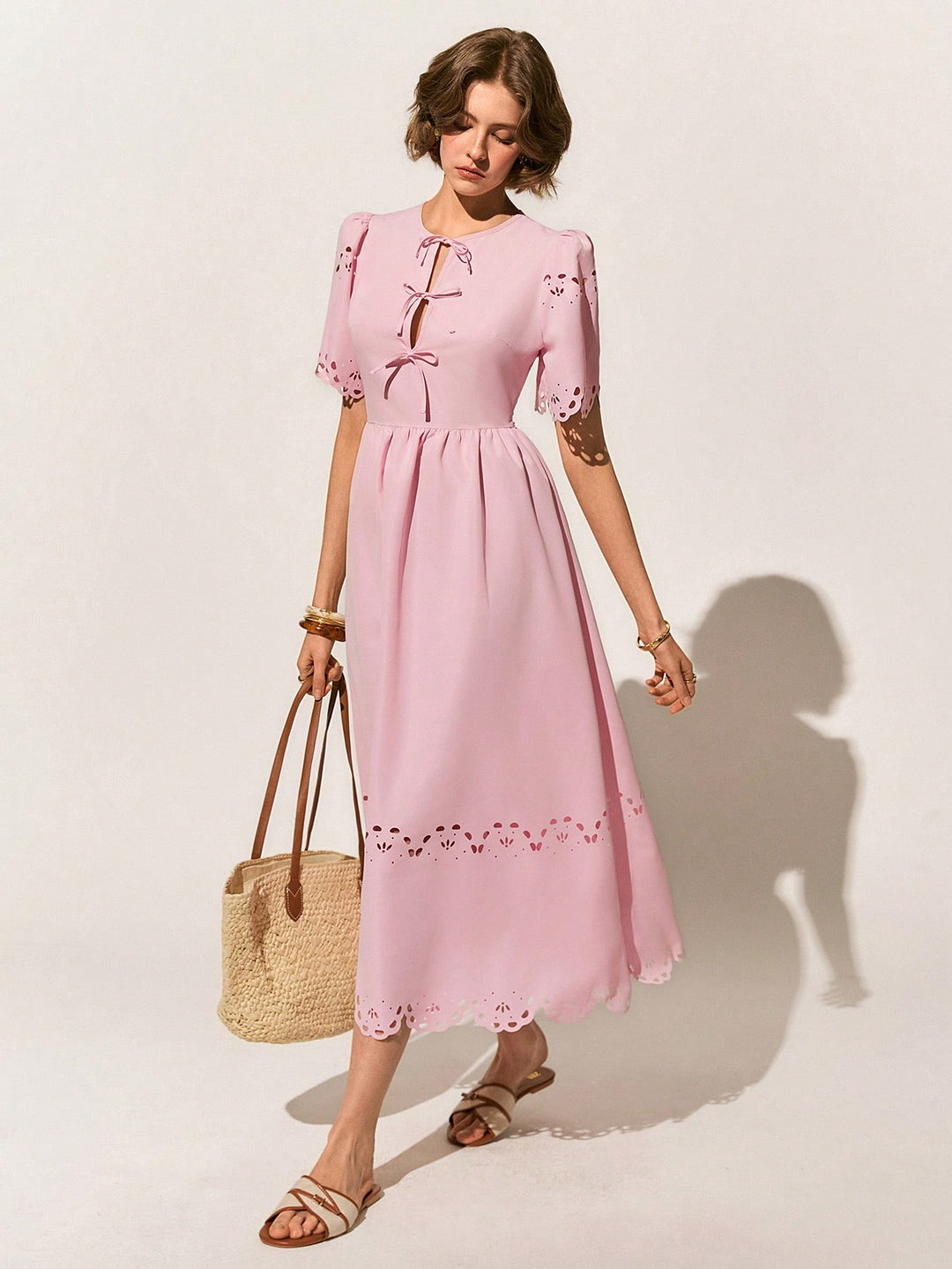 Rochie maxi SHEIN, roz