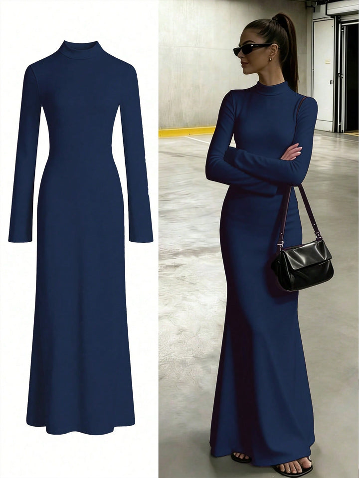 Rochie maxi SHEIN, albastru