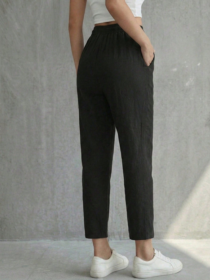 Pantaloni SHEIN, negru