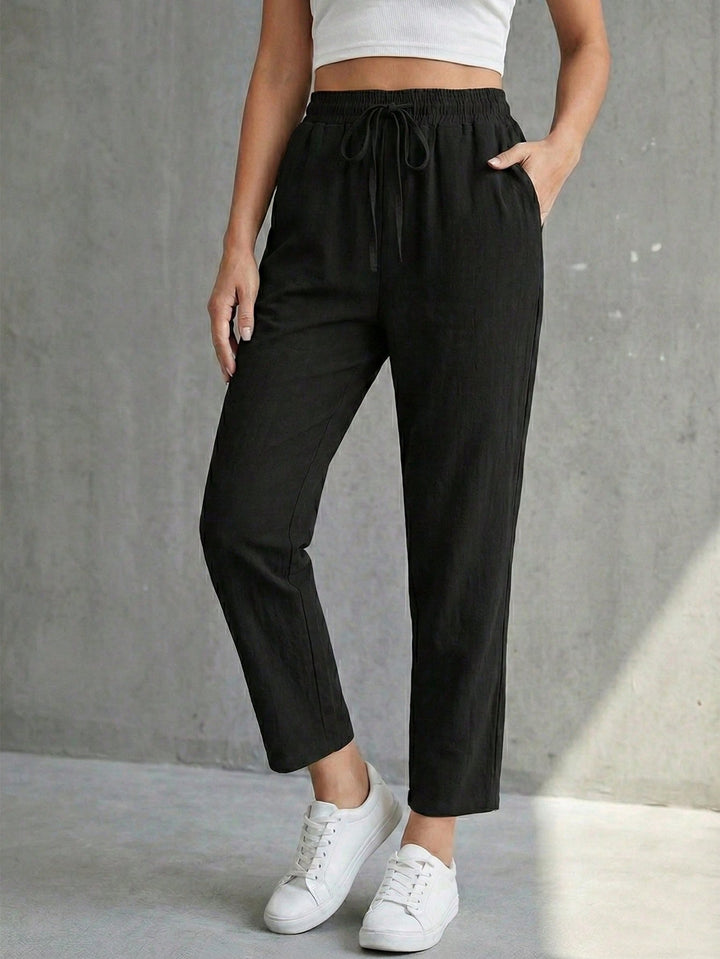 Pantaloni SHEIN, negru
