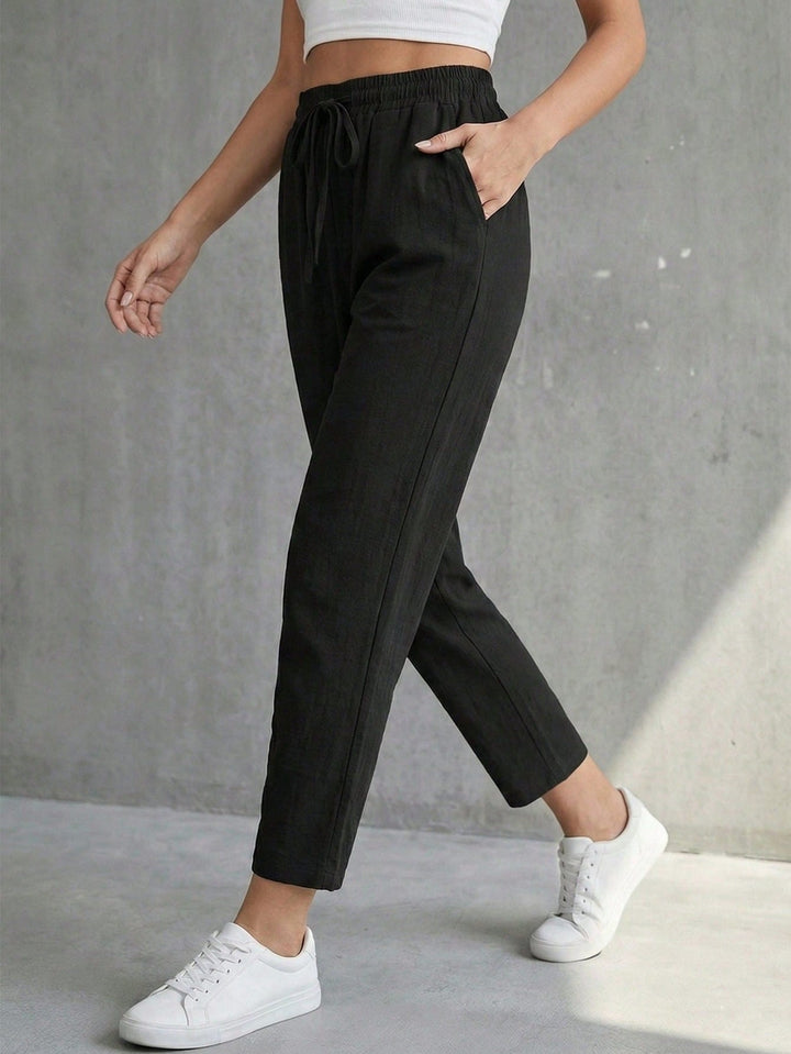 Pantaloni SHEIN, negru