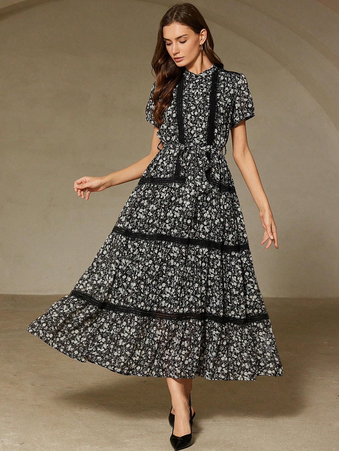 Rochie maxi SHEIN, mix culori