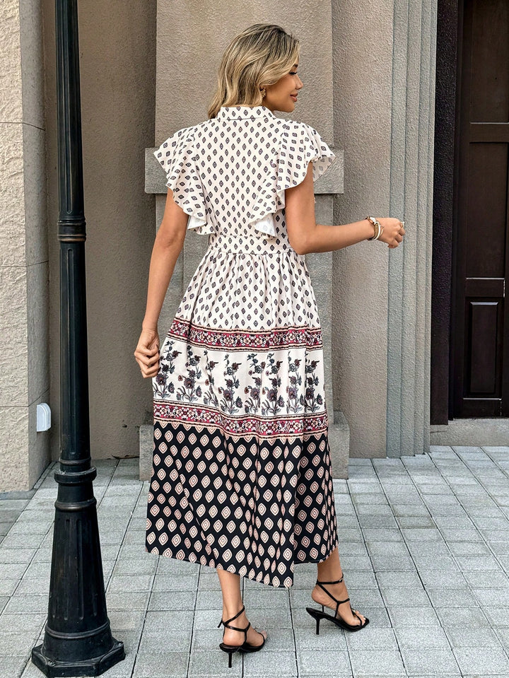 Rochie maxi SHEIN, mix culori