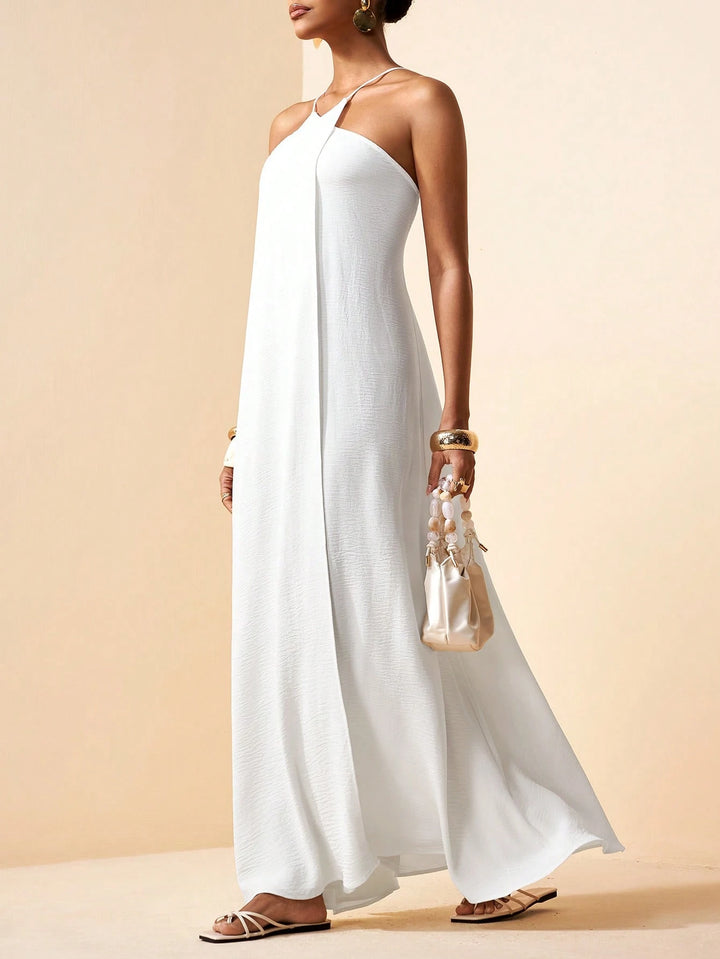 Rochie maxi SHEIN, alb