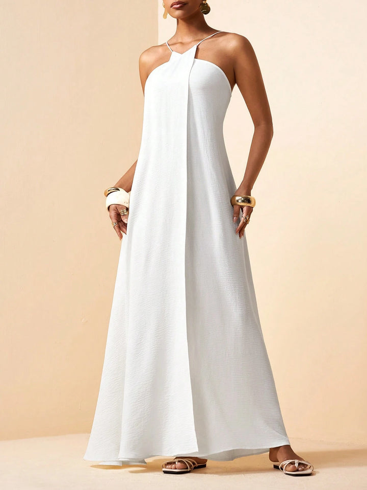 Rochie maxi SHEIN, alb