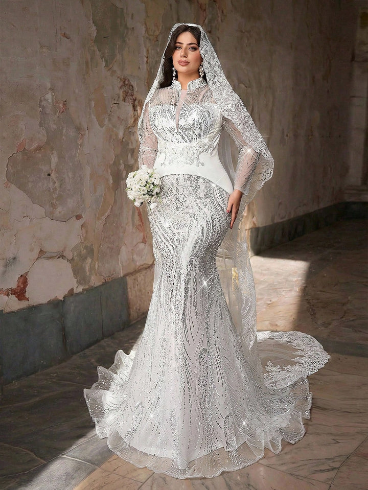Rochie de mireasă SHEIN, alb