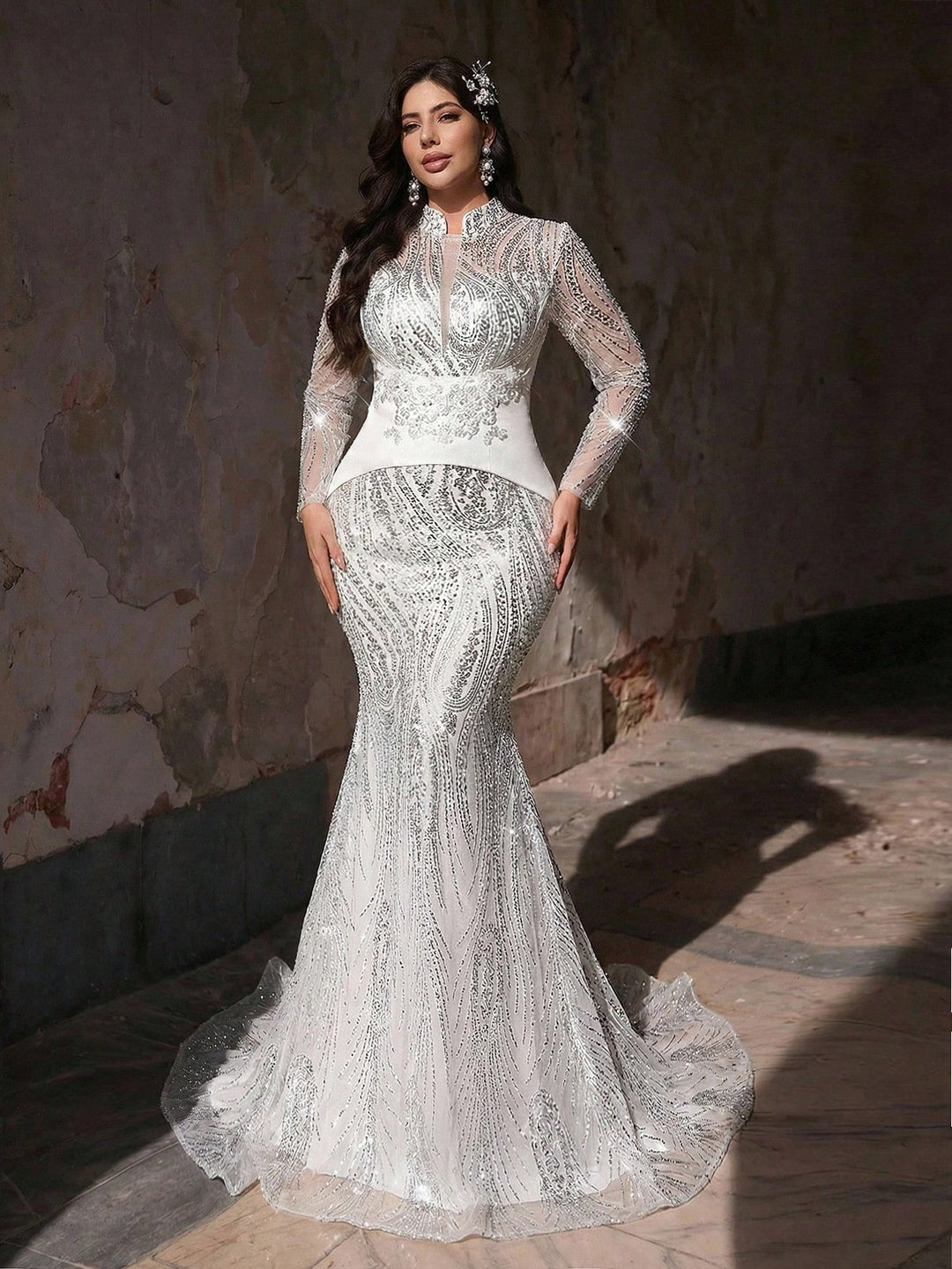 Rochie de mireasă SHEIN, alb