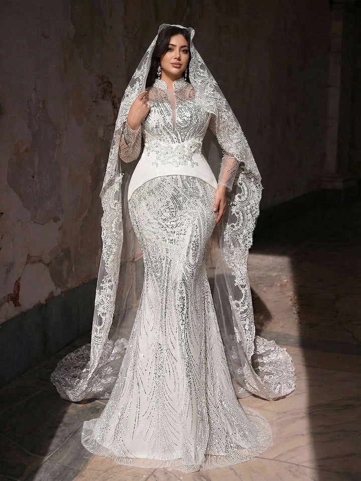 Rochie de mireasă SHEIN, alb