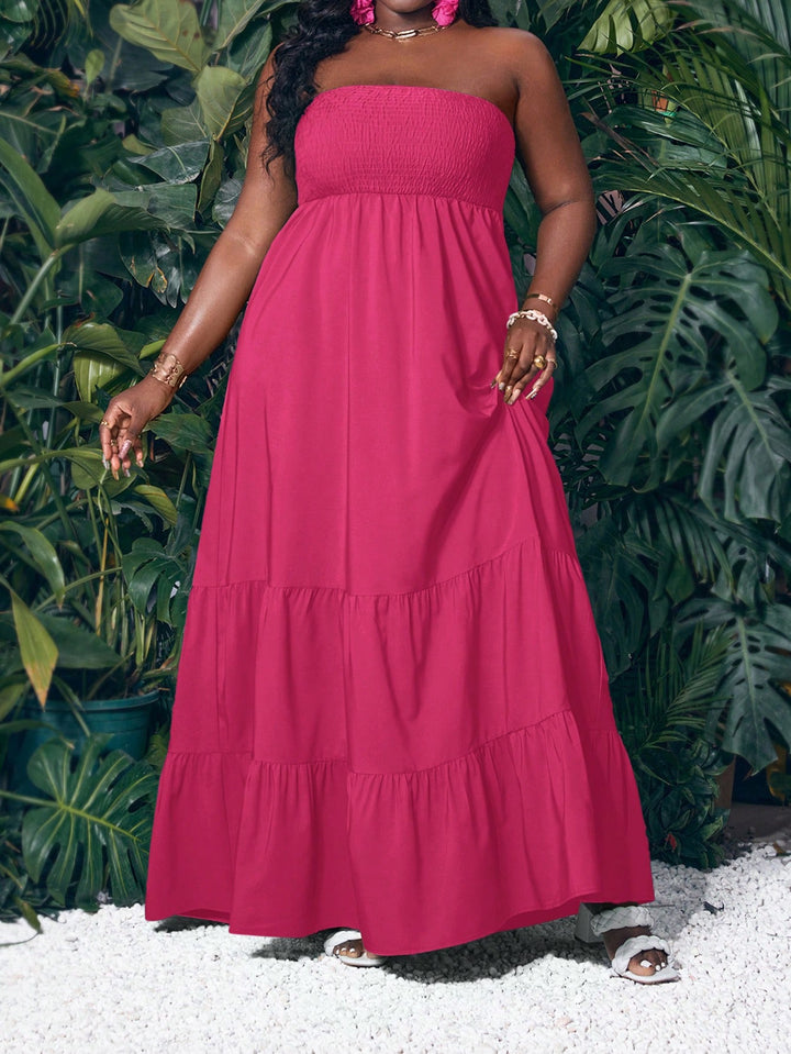Rochie maxi SHEIN, roz
