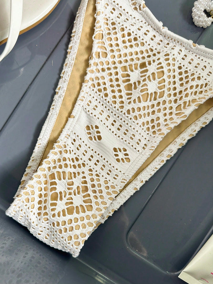 Fehér SHEIN bikini szett