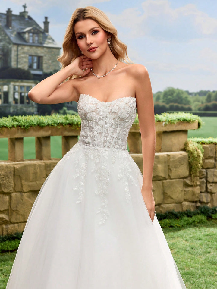Rochie de mireasă SHEIN, alb
