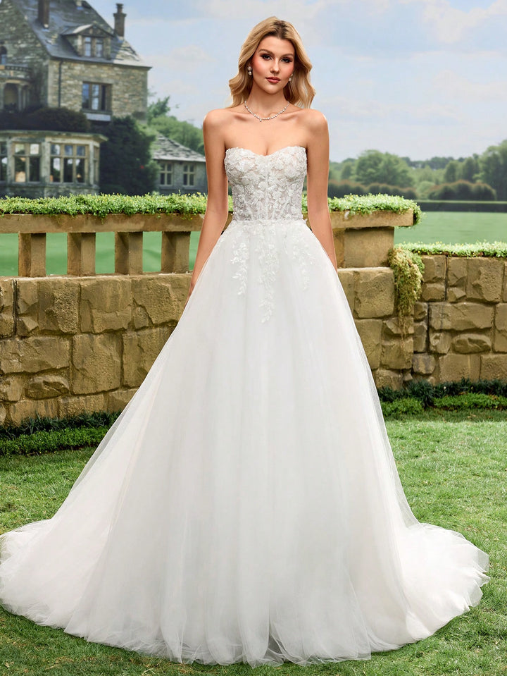 Rochie de mireasă SHEIN, alb