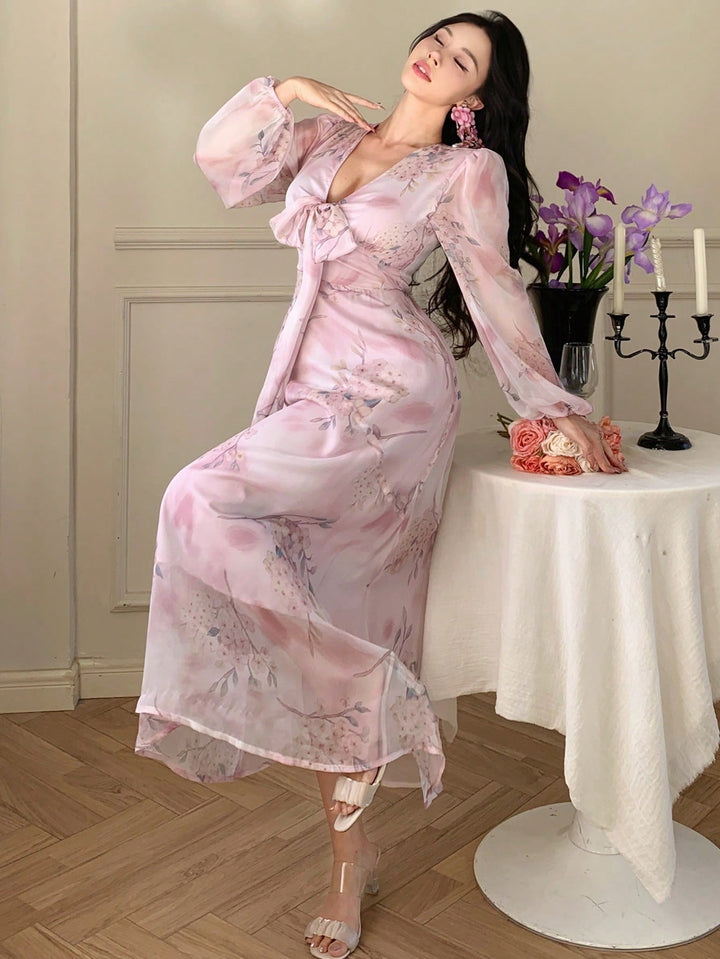 Rochie maxi SHEIN, roz