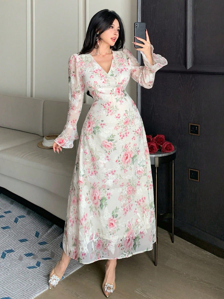 Rochie maxi SHEIN, roz