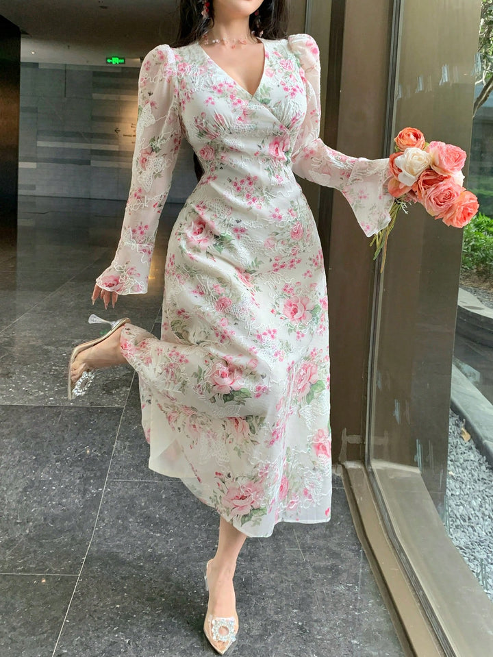 Rochie maxi SHEIN, roz