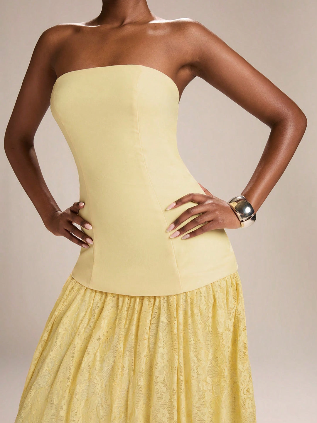 Rochie maxi SHEIN, galben