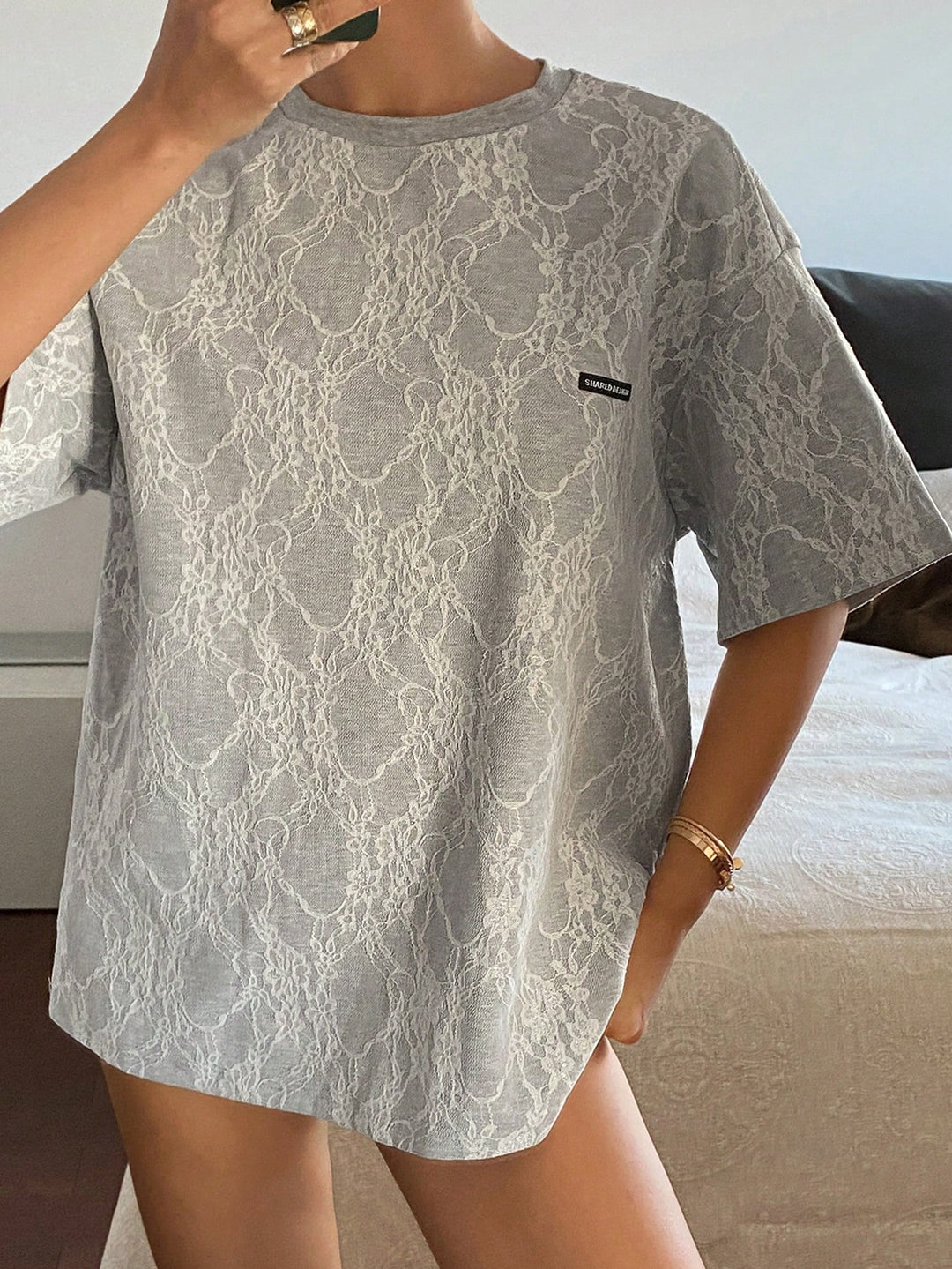 Tricou SHEIN, gri