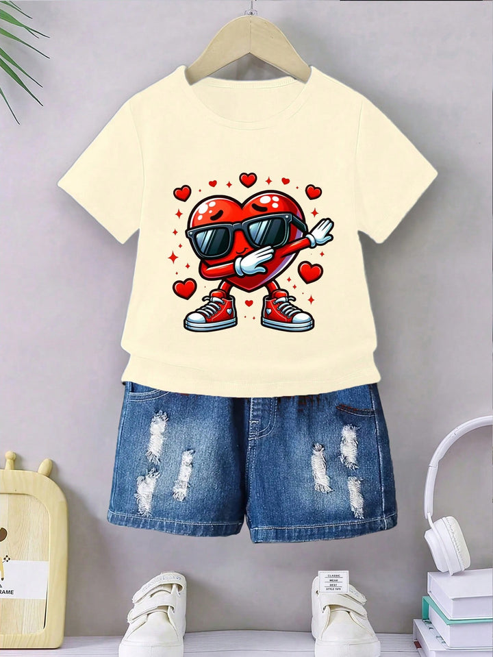 SHEIN krémszínű póló