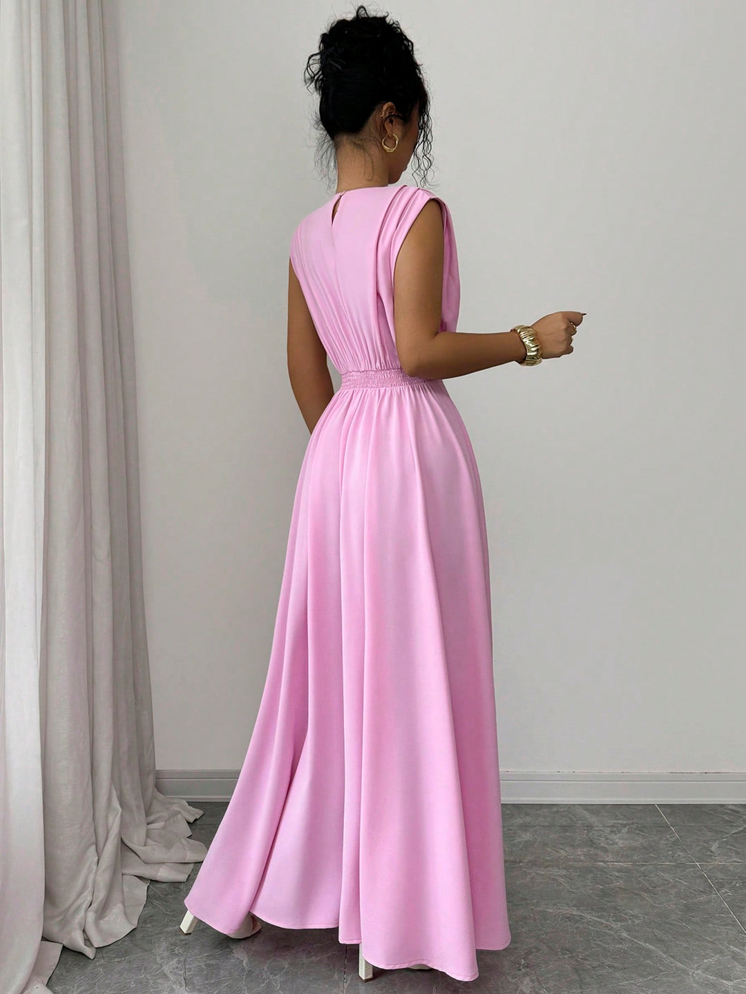 Rochie maxi SHEIN, roz