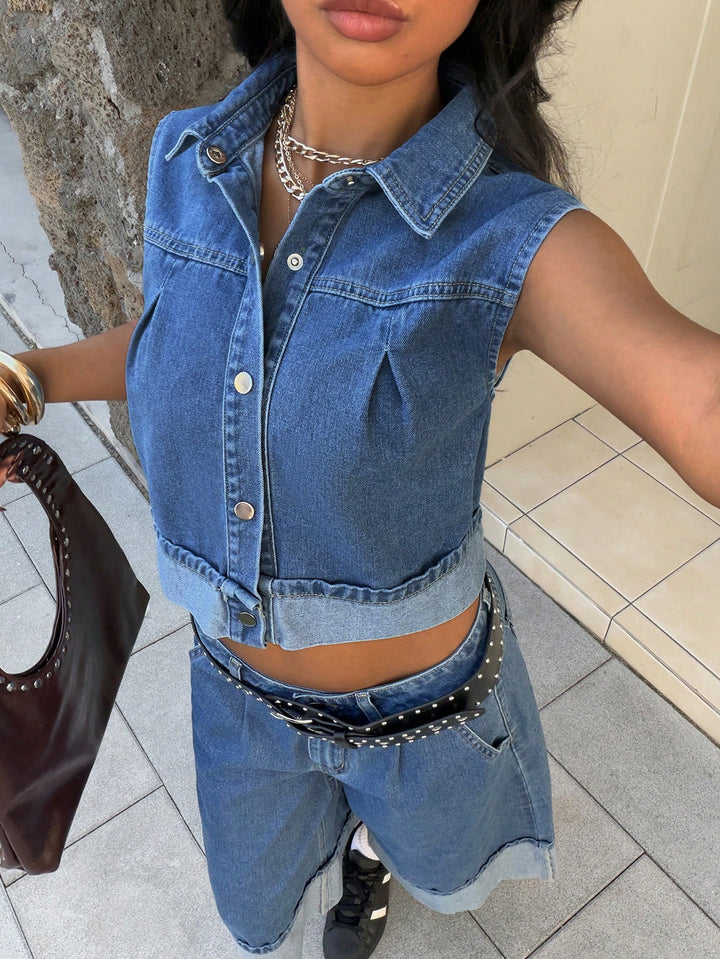 Geacă denim SHEIN