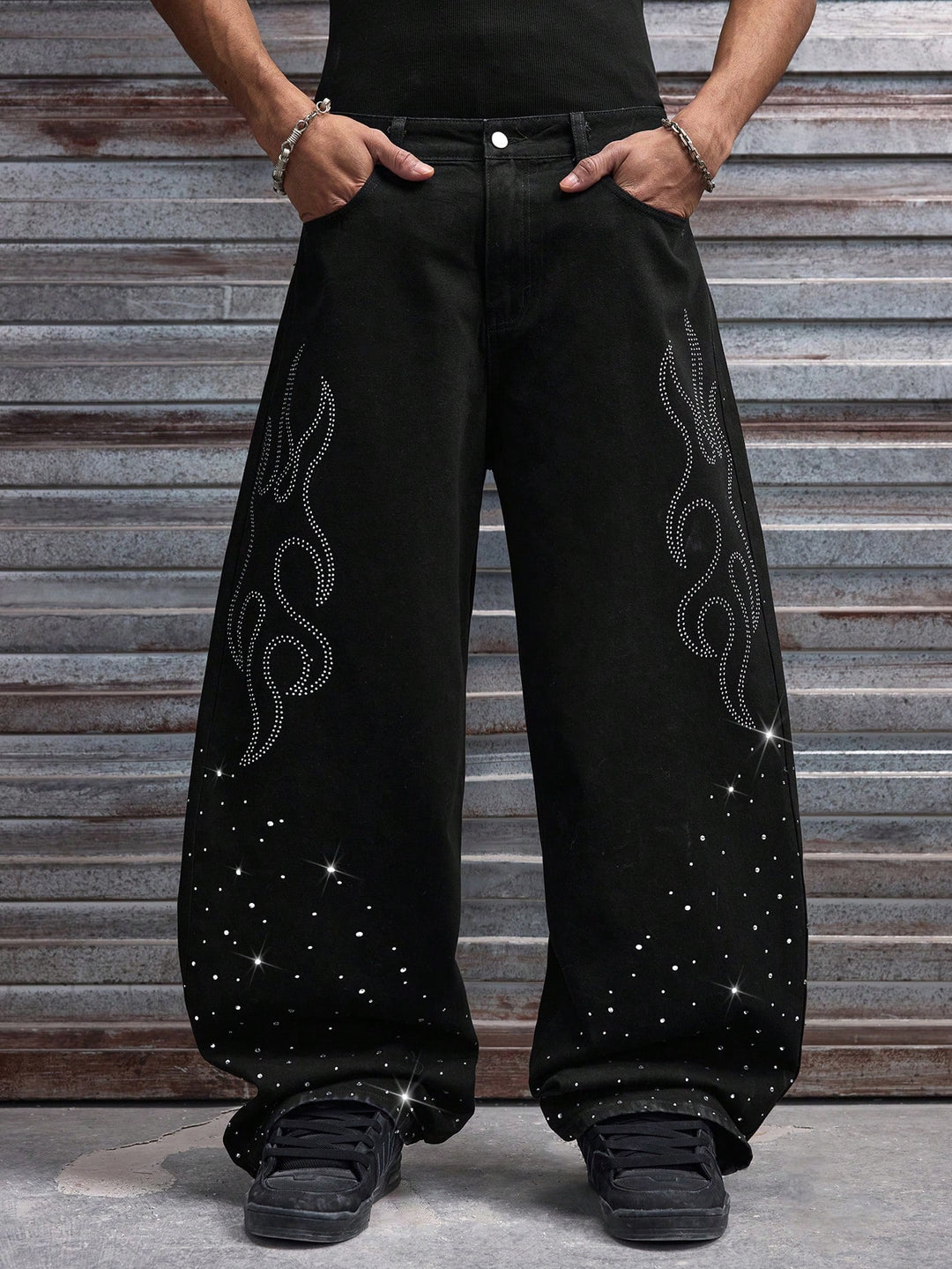 Jeans SHEIN, negru