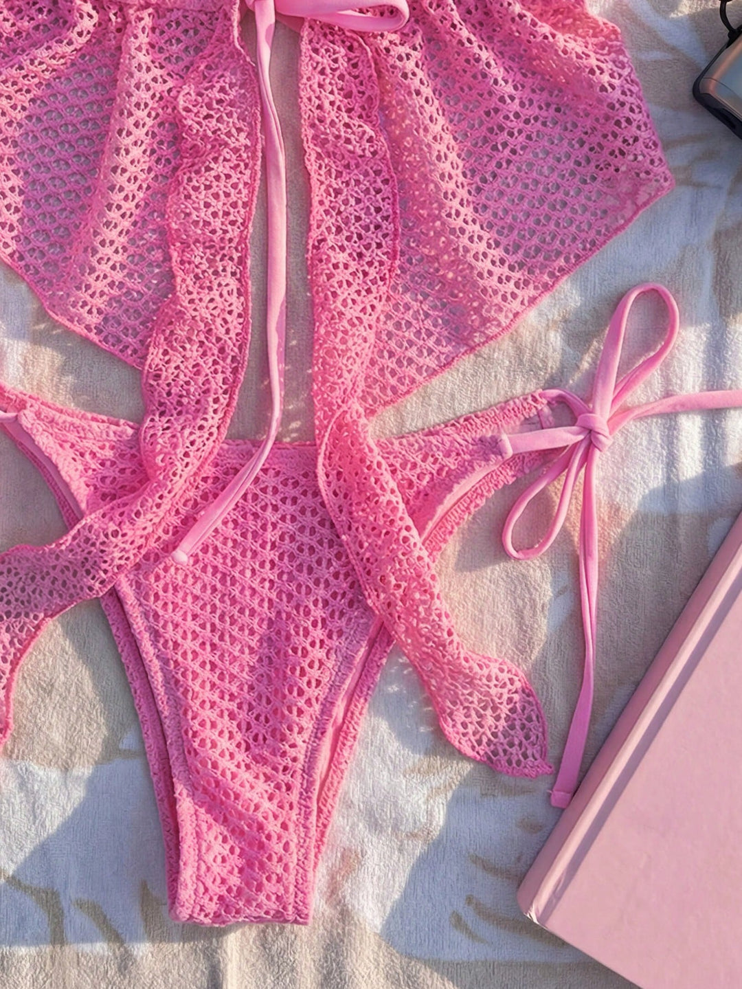 Costum de baie SHEIN, roz