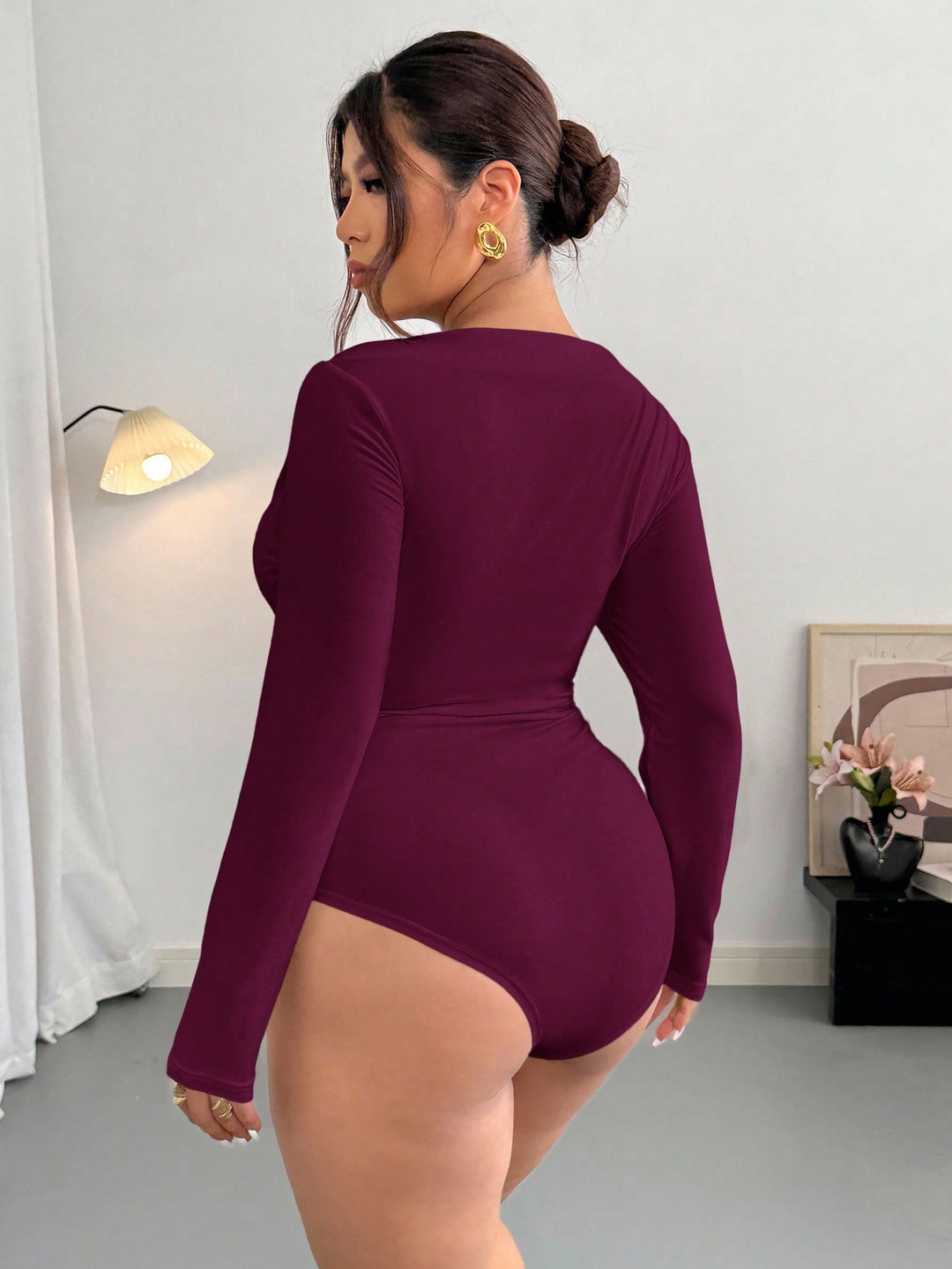 Body SHEIN, vișiniu