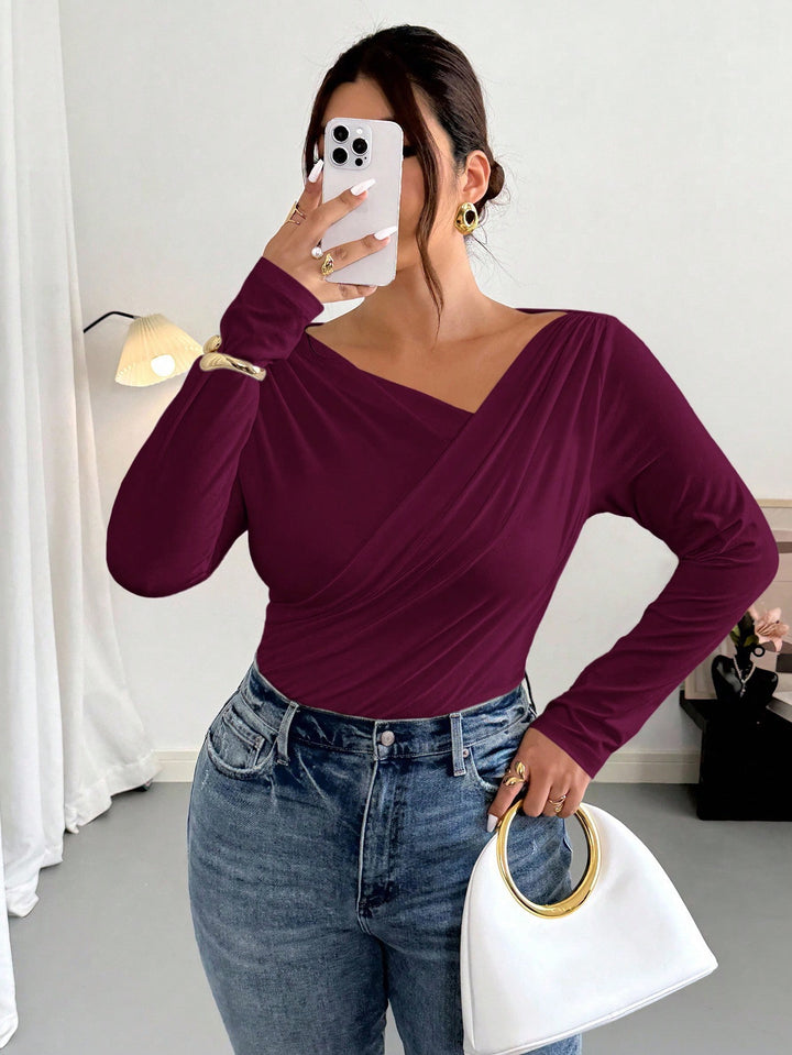 Body SHEIN, vișiniu