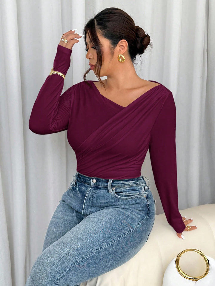 Body SHEIN, vișiniu