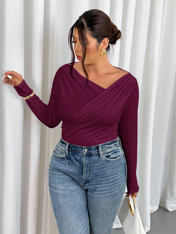 Body SHEIN, vișiniu