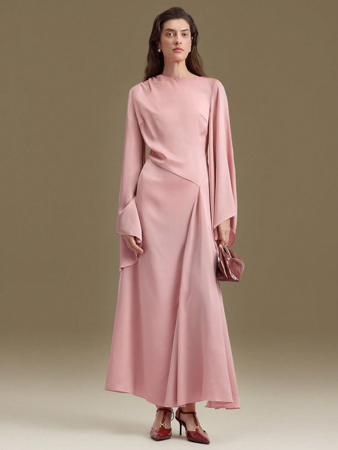 Rochie maxi SHEIN, roz