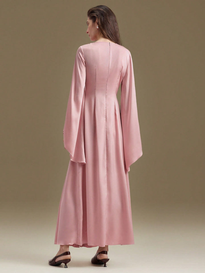 Rochie maxi SHEIN, roz
