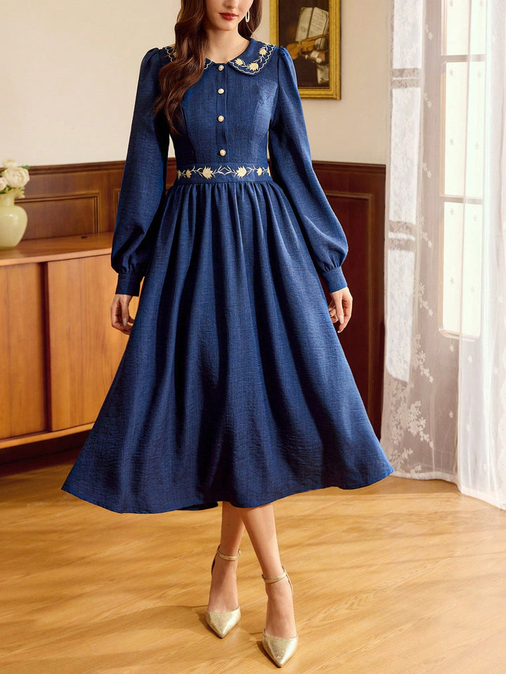 SHEIN Maxi ruha, kék
