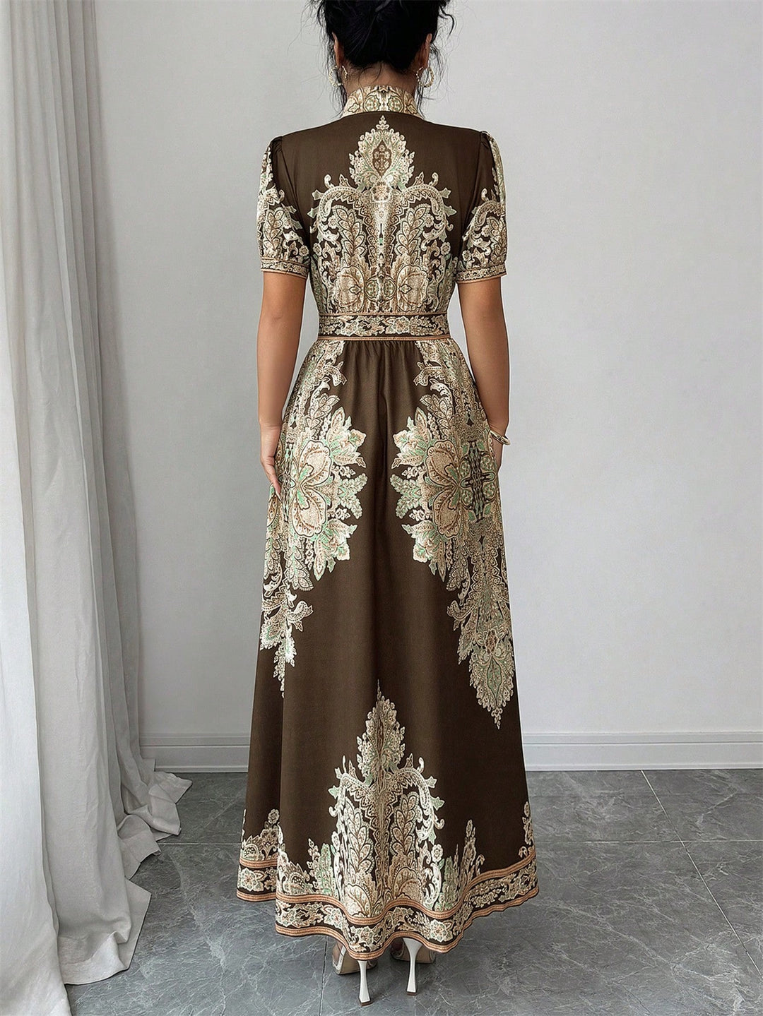 Rochie maxi SHEIN, verde