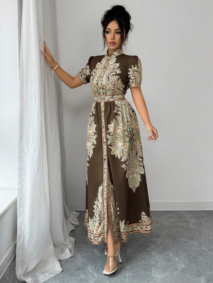 Rochie maxi SHEIN, verde