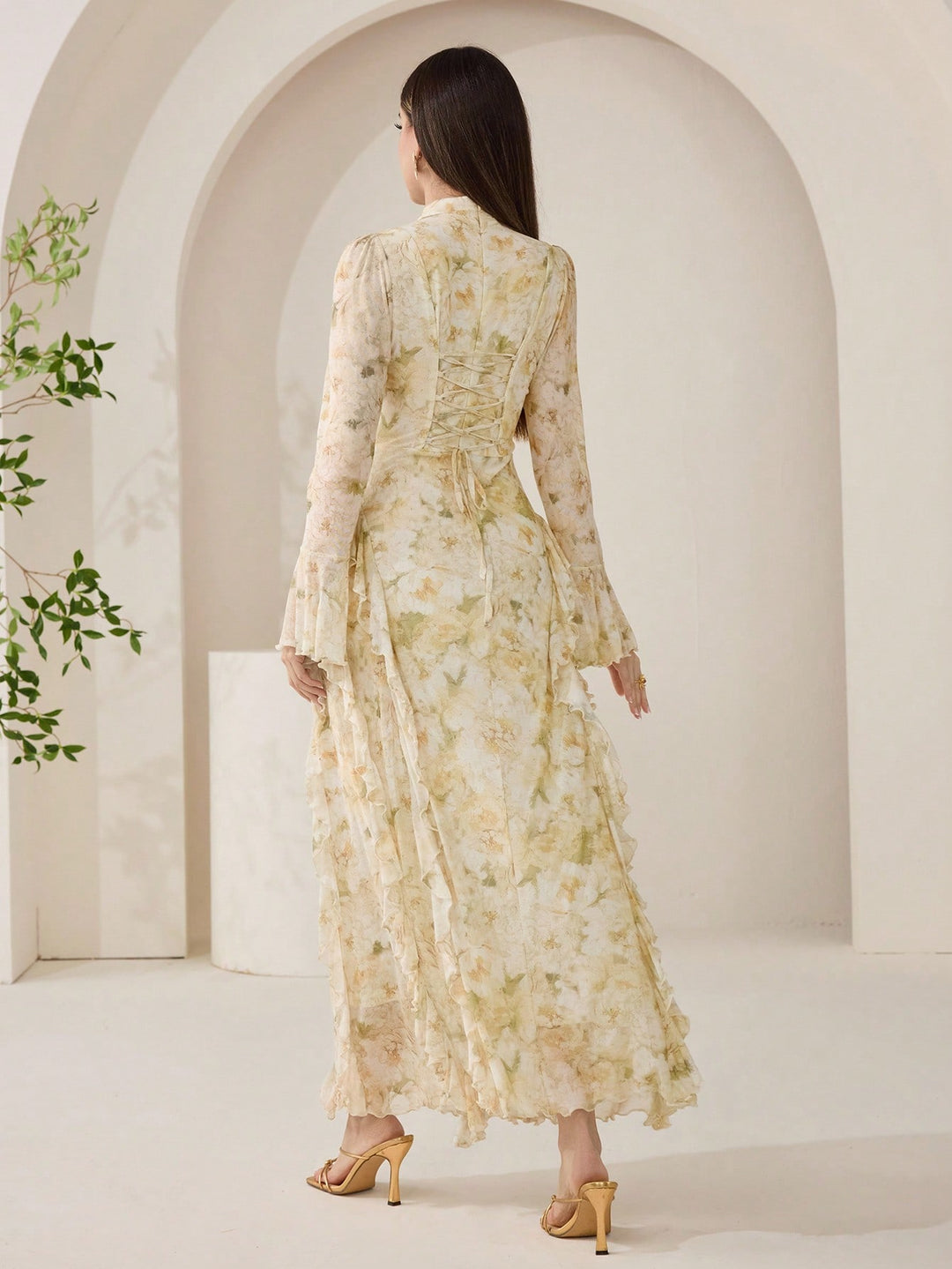 Rochie maxi SHEIN, mix culori