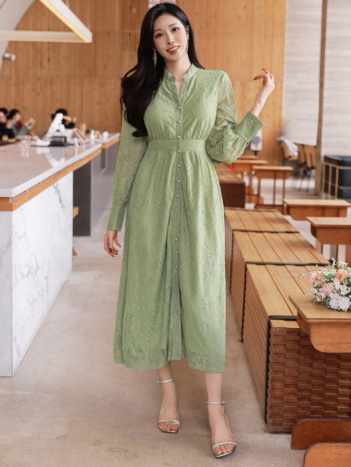 Rochie maxi SHEIN, verde