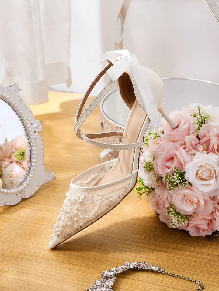 SHEIN High Heels, White