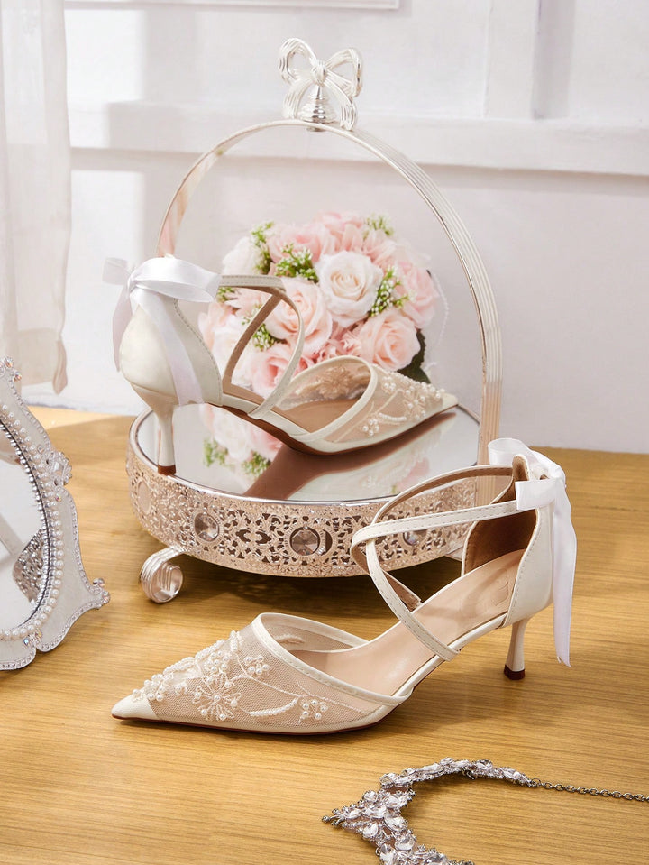 SHEIN High Heels, White