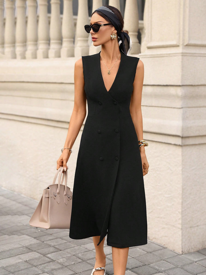 Rochie midi SHEIN, negru