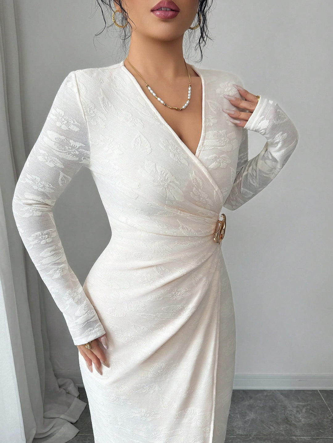 Rochie maxi SHEIN, portocaliu