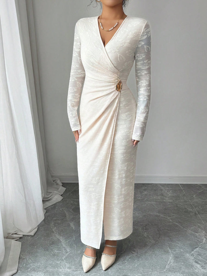 Rochie maxi SHEIN, bej