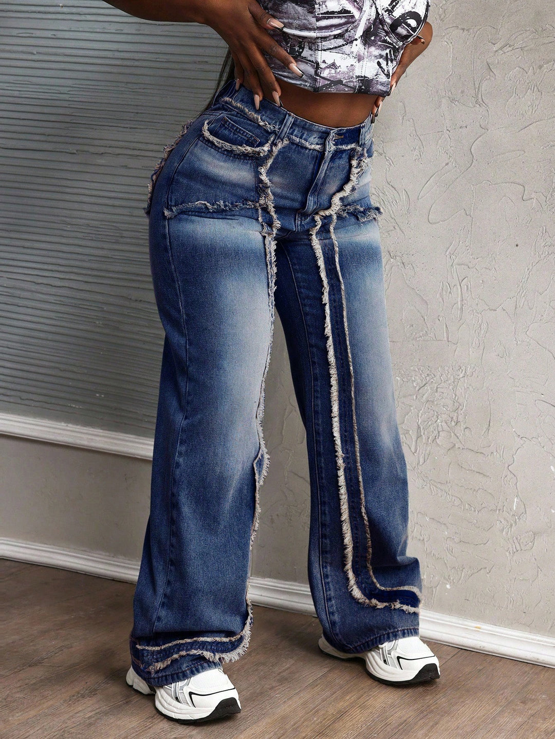 Jeans SHEIN, albastru