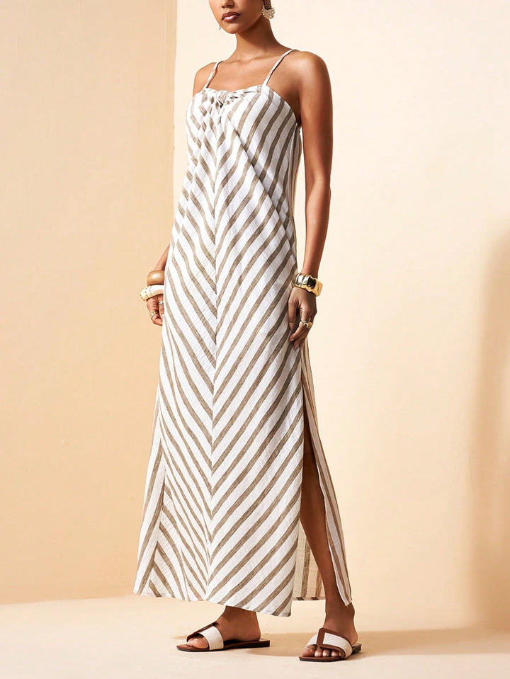 SHEIN maxi ruha, khaki