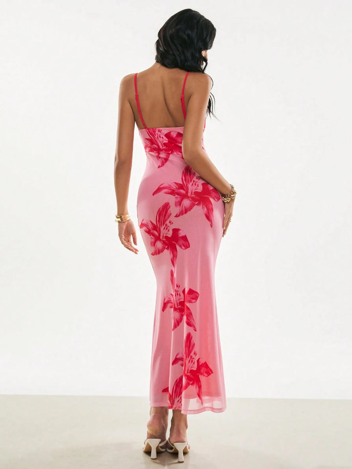 Rochie maxi SHEIN, mix culori
