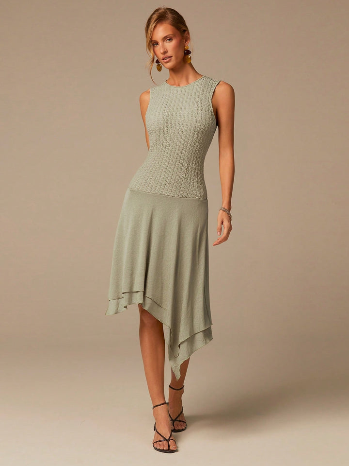 Rochie midi SHEIN, verde