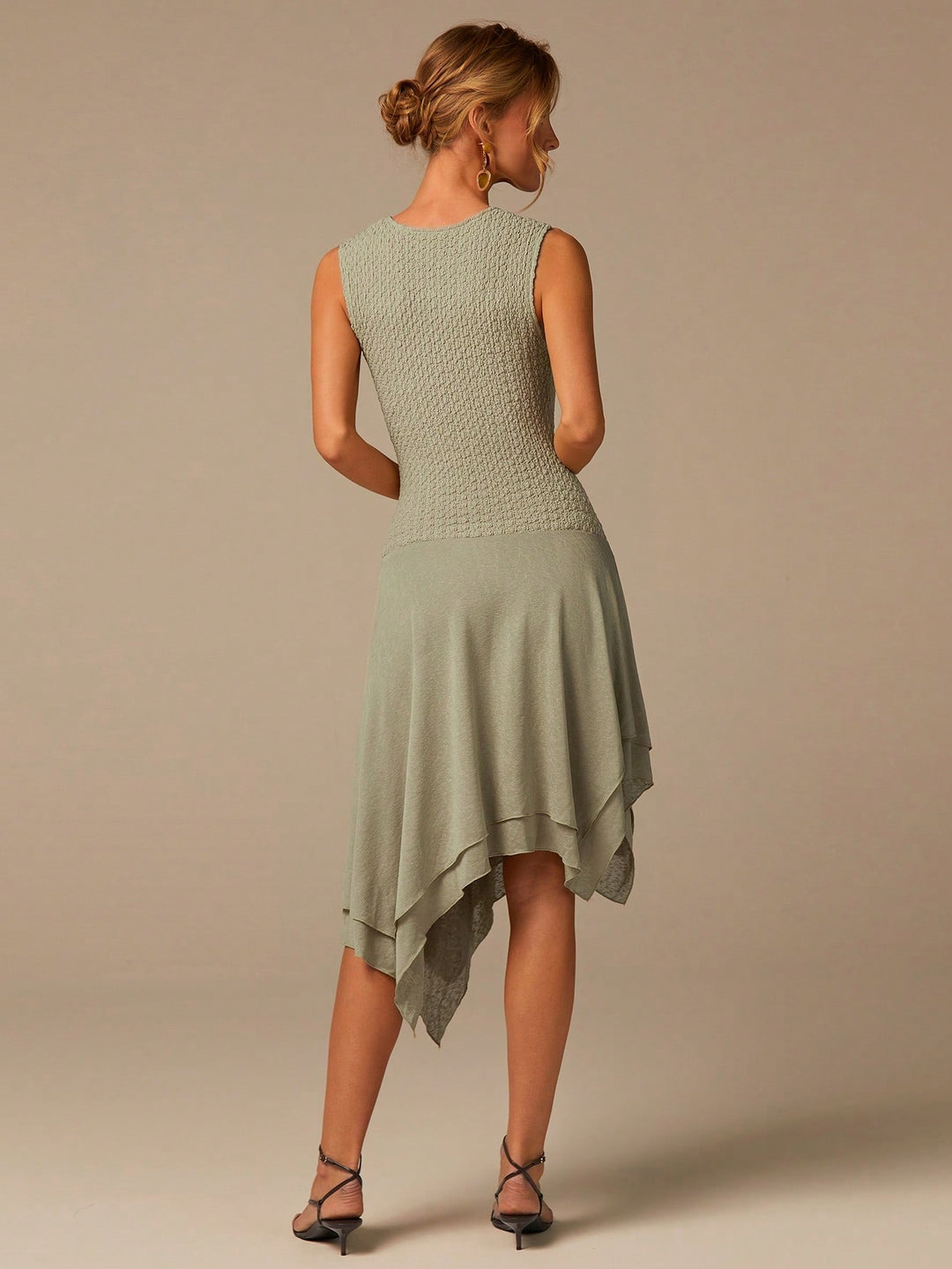 Rochie midi SHEIN, verde