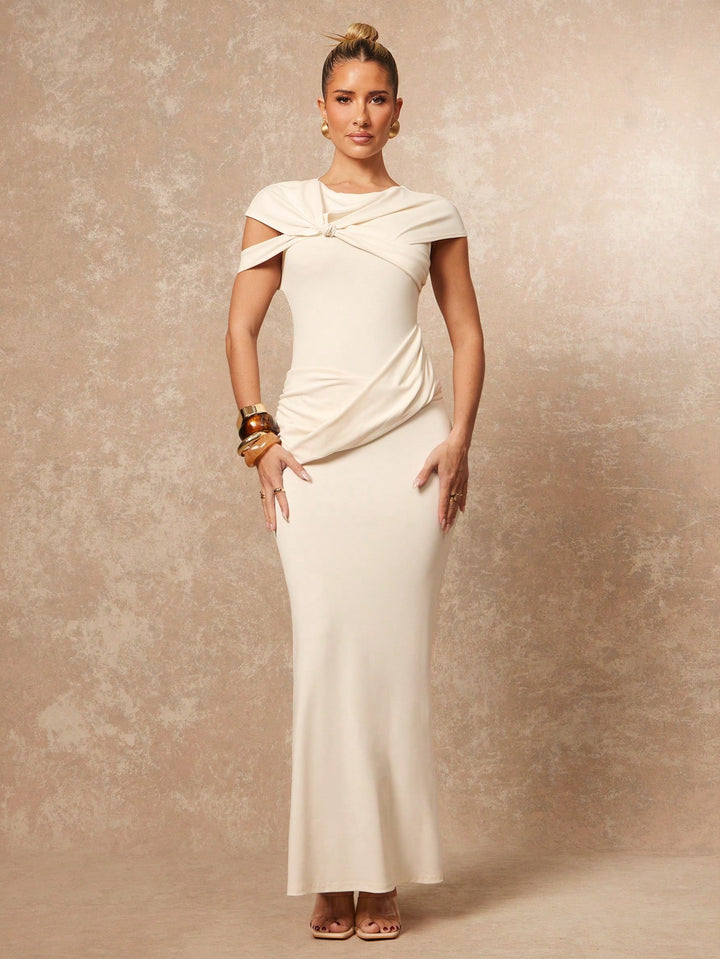 SHEIN maxi ruha, bézs