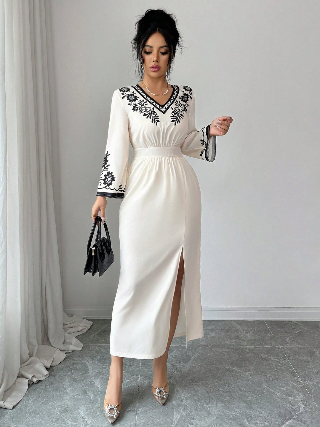 Rochie maxi SHEIN, mix culori