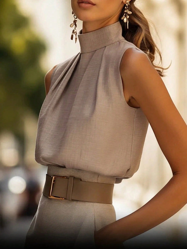 Top SHEIN, kaki